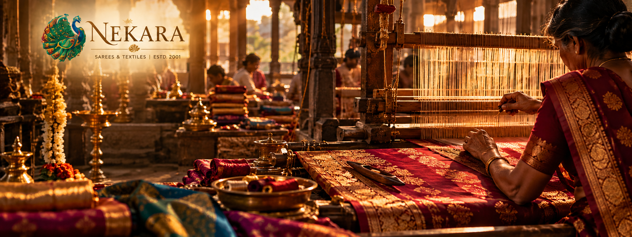 NEKARA Banarasi & Kanjeevaram Heirloom Creations